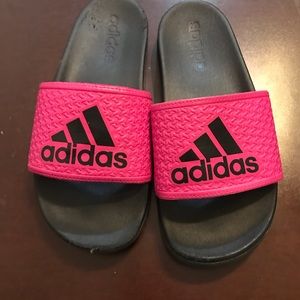 Pink Girls Adidas Sandal size 4